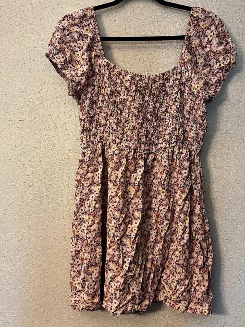 AS U WISH Floral Mini Dress in Pink Size Medium